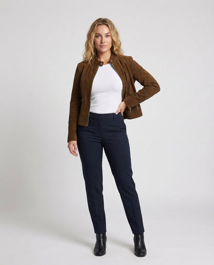 Damen Bikerjacke Tailliert - Norvielle