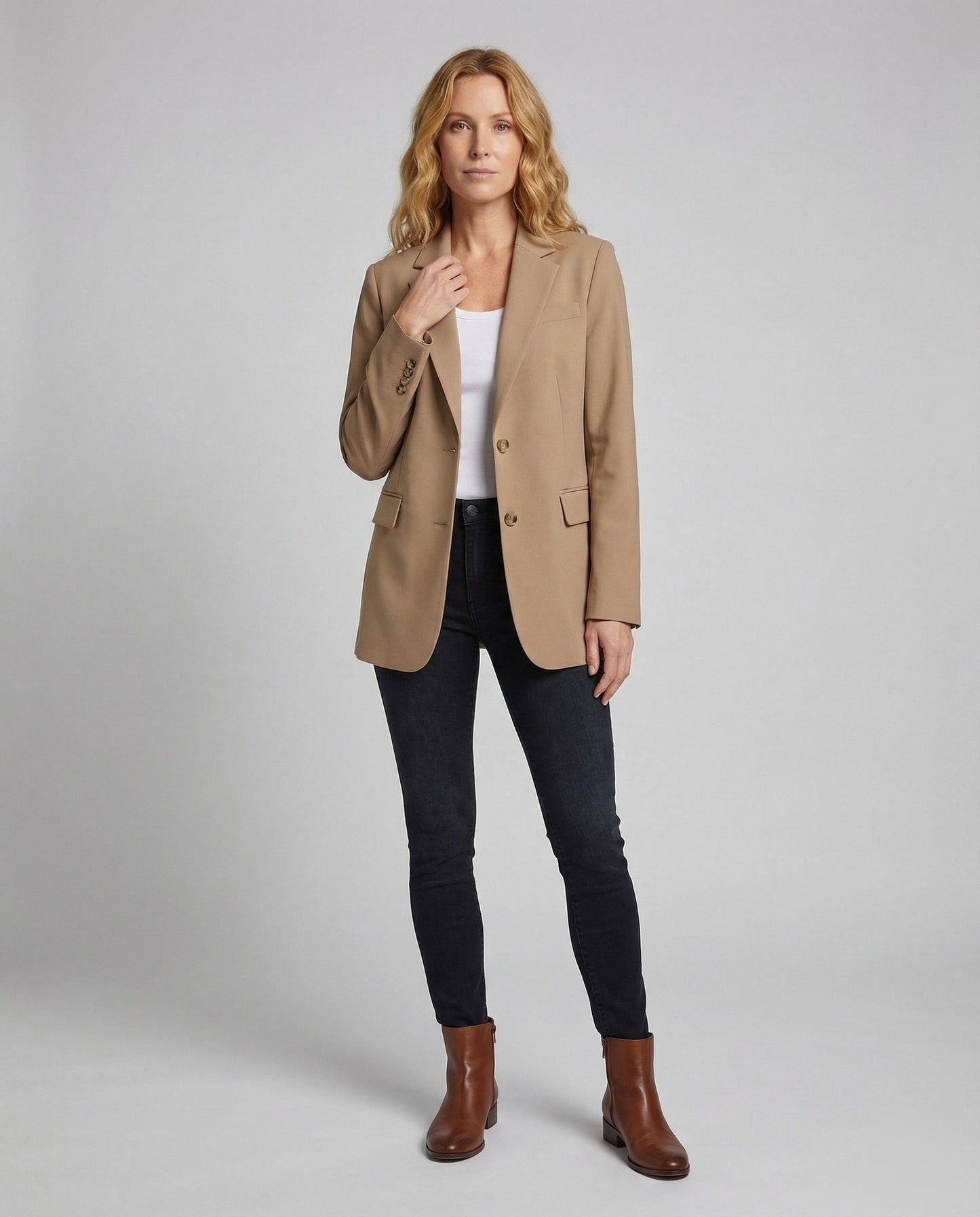 Damen Oversize Blazer Lang - Norvielle