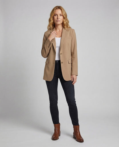 Damen Oversize Blazer Lang - Norvielle