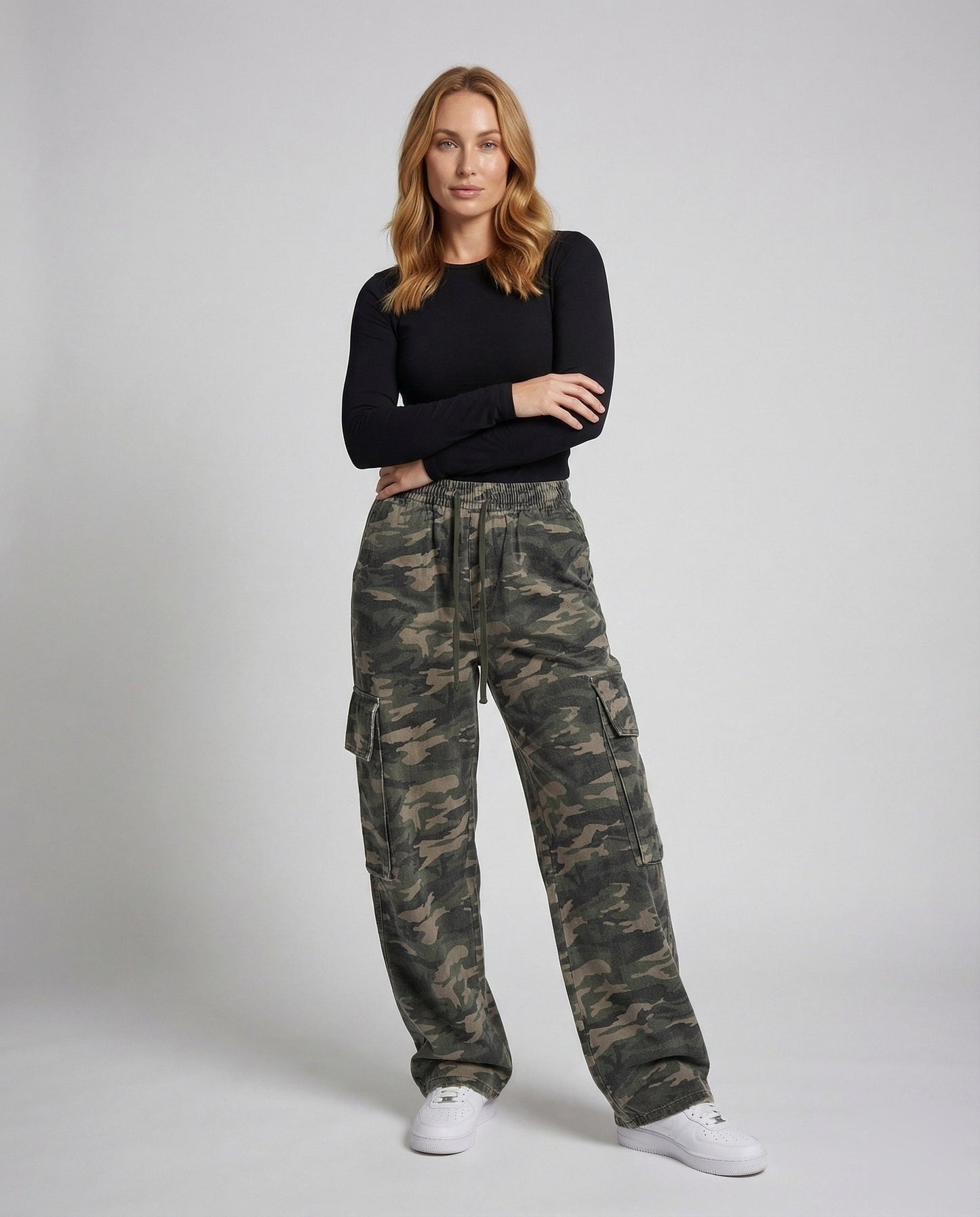 Damen Oversize Cargohose - Norvielle