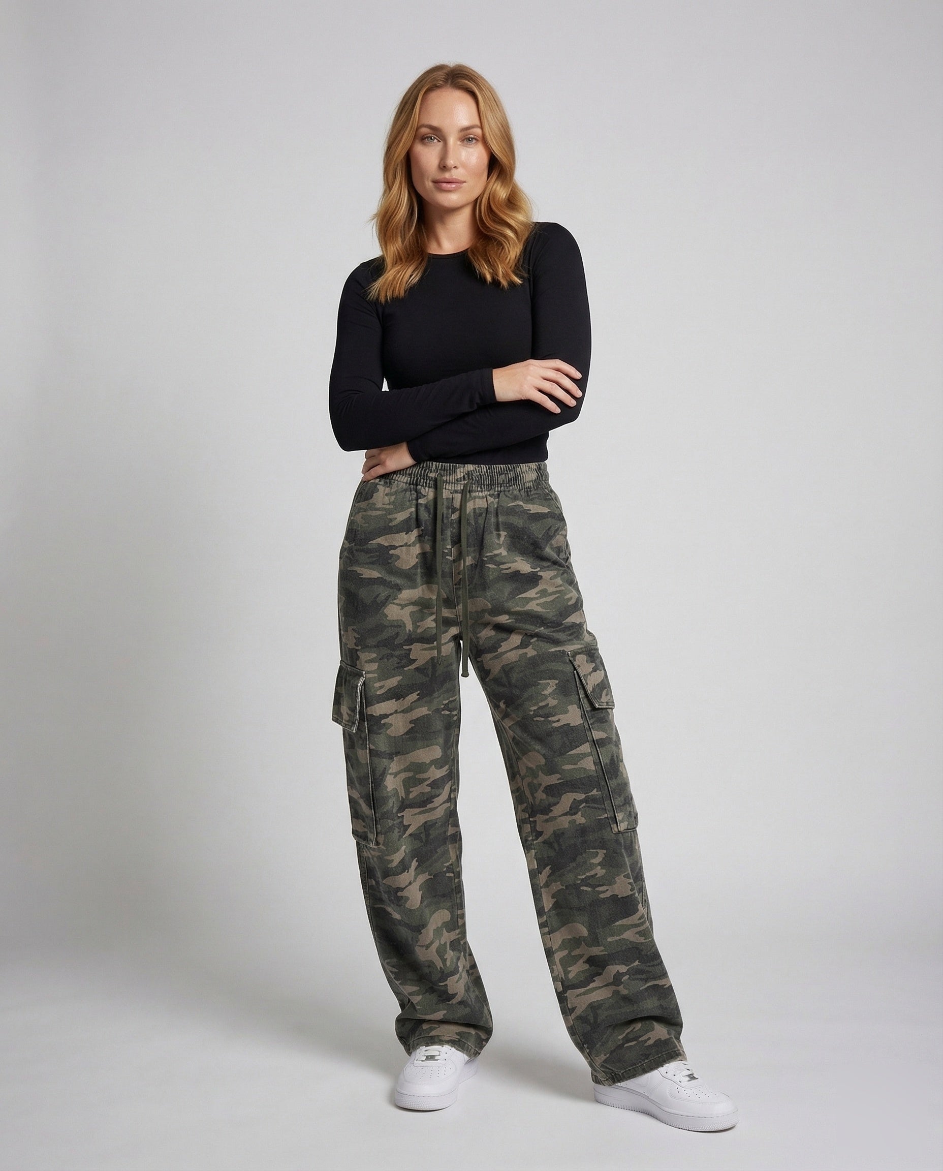Damen Oversize Cargohose - Norvielle