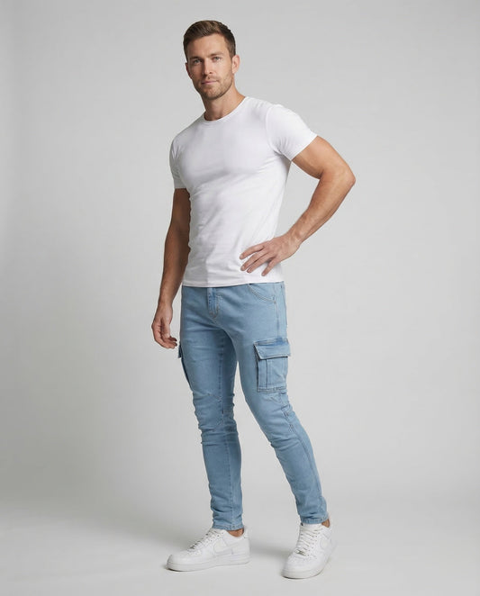 Herren Slim Cargo Hose - Norvielle