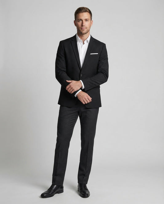 Herren Samt Sakko mit Revers - Norvielle
