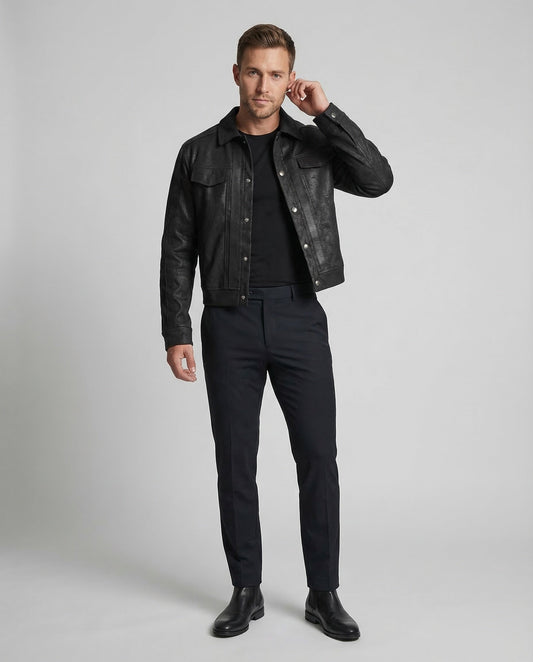 Herren Jeans Weite Used-Look - Norvielle