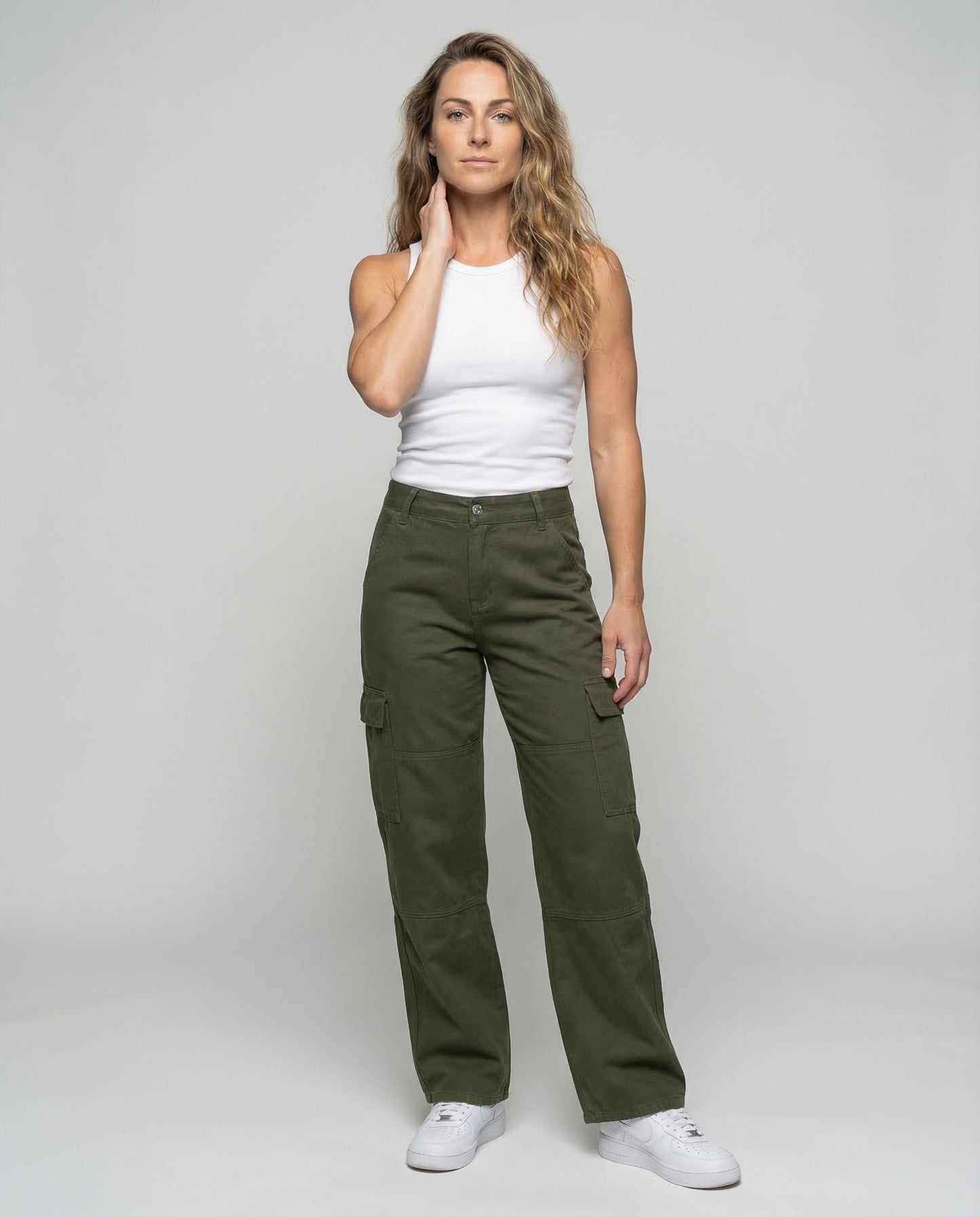 Damen Cargohose Gerade - Norvielle