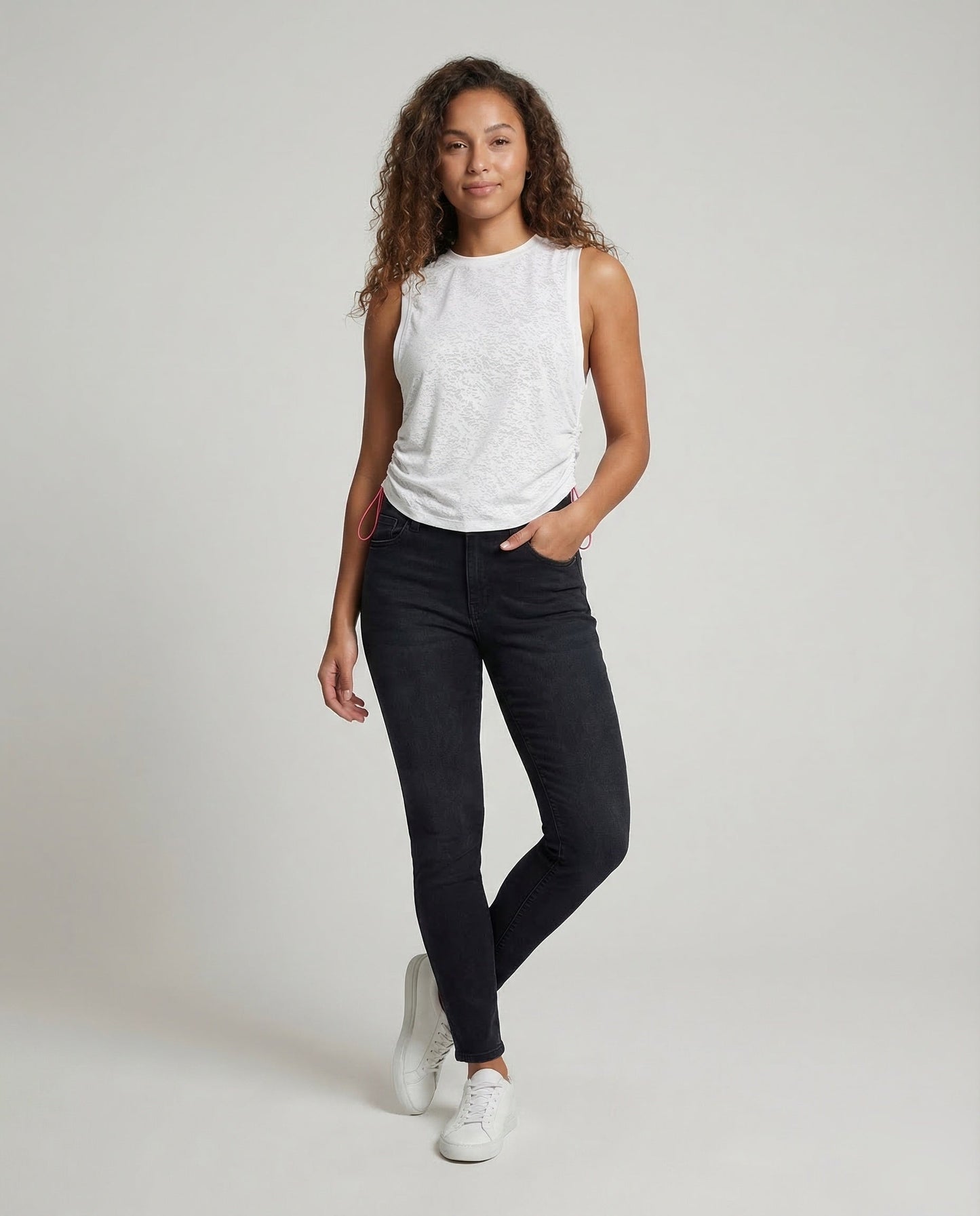 Damen Oversize Langarmshirt Rundhals - Norvielle