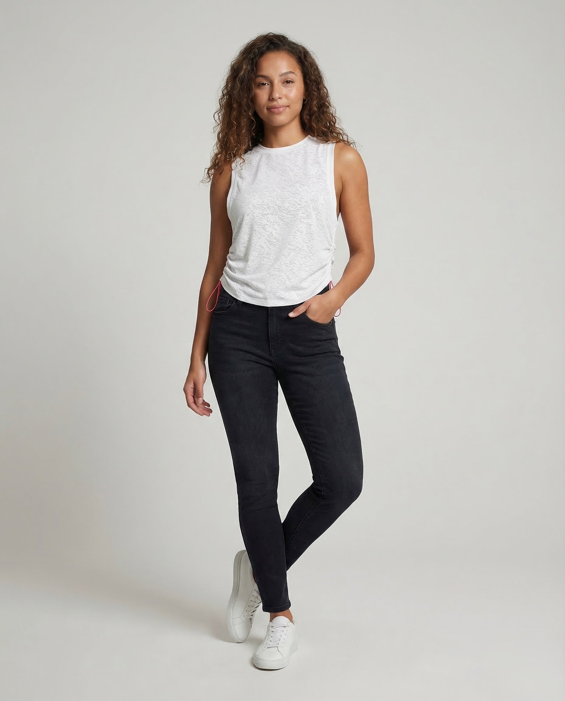 Damen Oversize Langarmshirt Rundhals - Norvielle