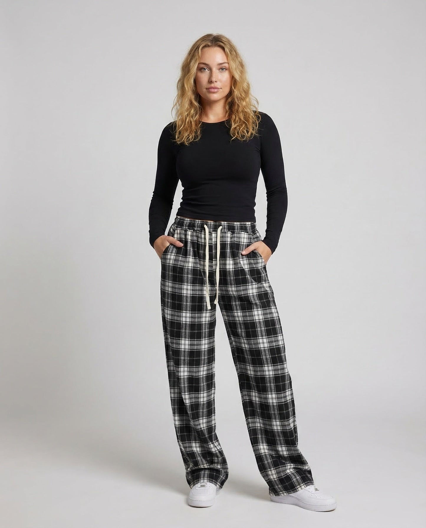 Damen Karohose Freizeit - Norvielle