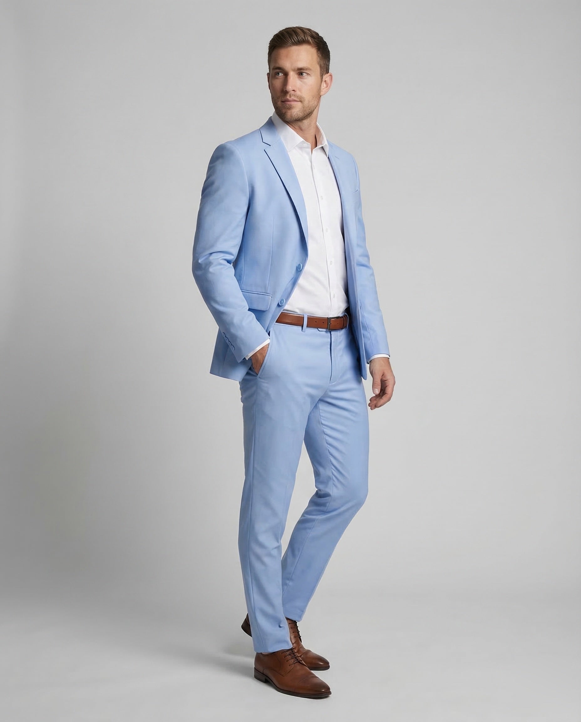 Herren Slim-Anzug Set - Norvielle