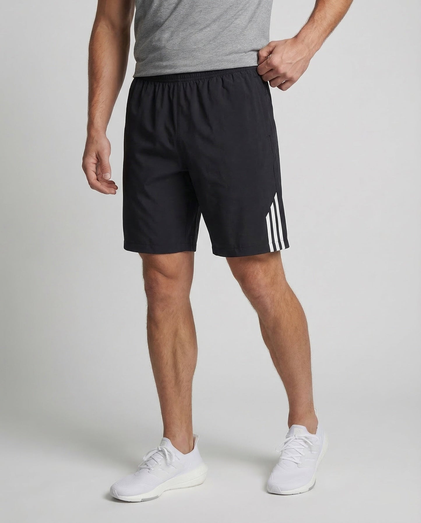 Herren Sportshorts mit Kontrastfarben