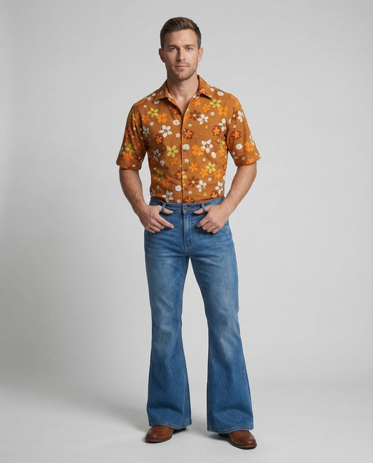 Herren Retro Used Schlagjeans - Norvielle