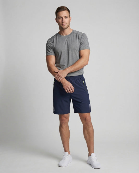 Herren Trainingshose Shorts Reißverschluss - Norvielle