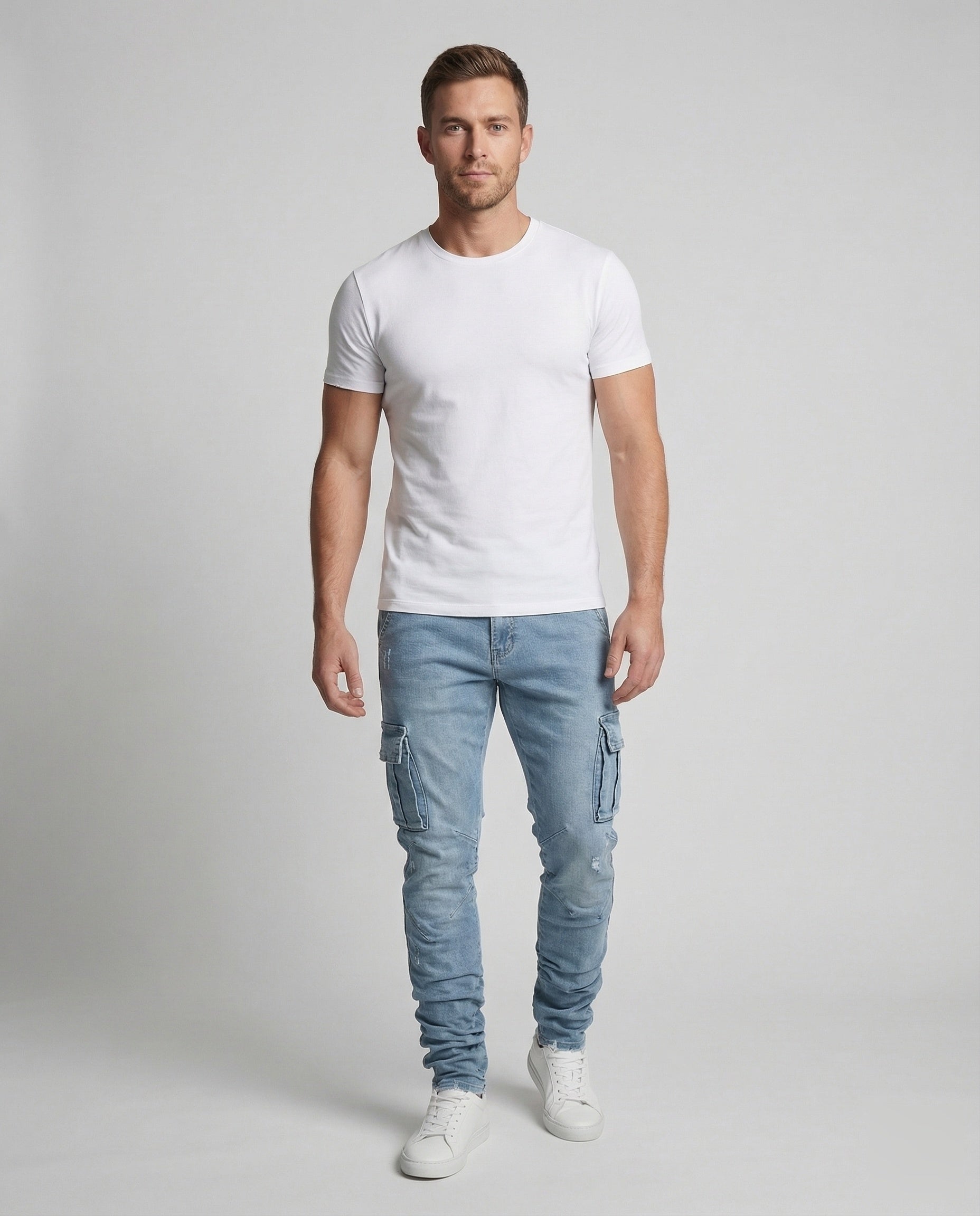Herren Jogger Cargo-Jeans - Norvielle