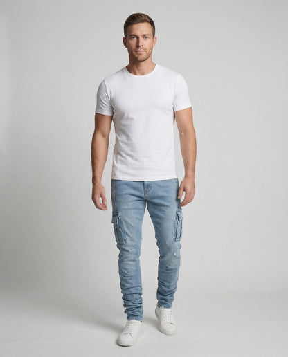 Herren Jogger Cargo-Jeans - Norvielle