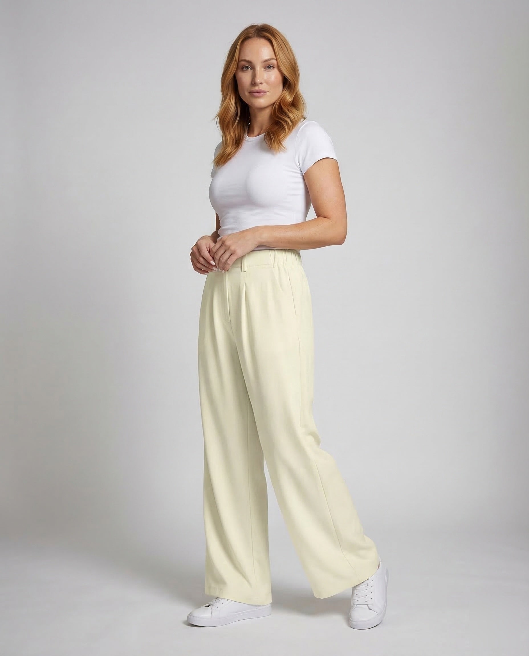 Damen Palazzo-Hose mit Bügelfalte - Norvielle