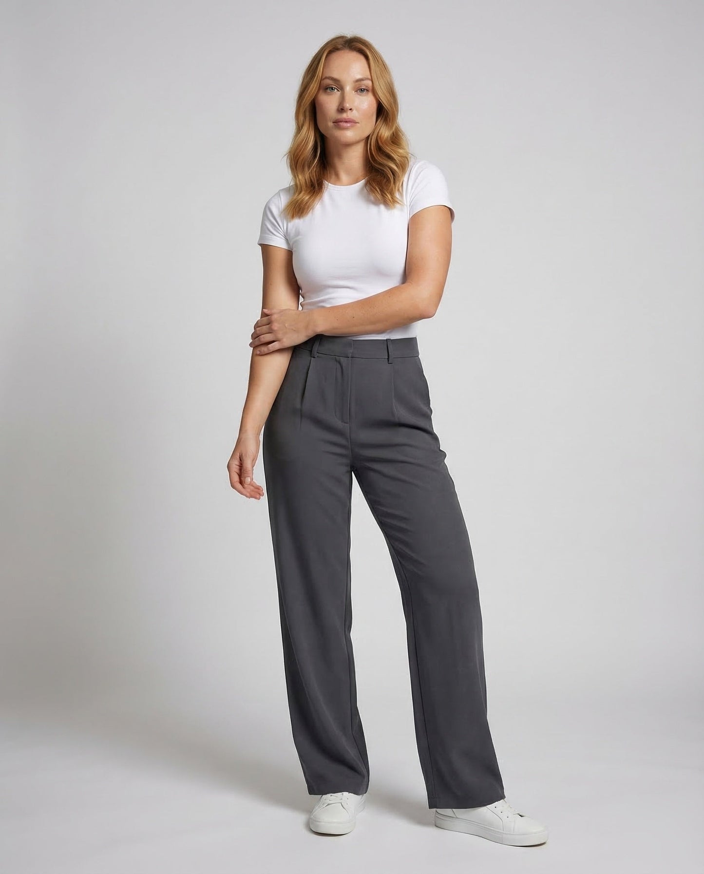 Damen High-Waist Palazzo-Hose Elegant - Norvielle