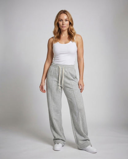 Damen Sweathose High Waist Extraweit - Norvielle