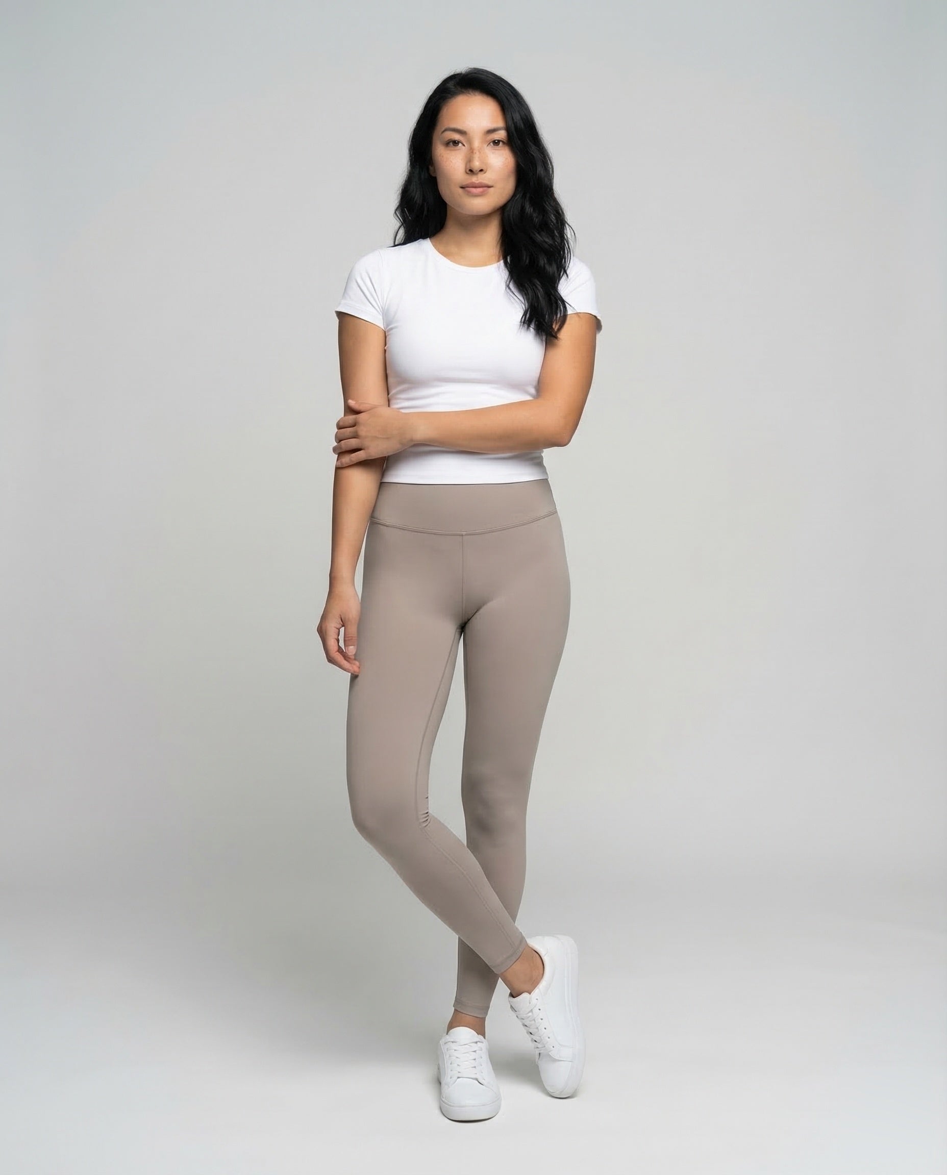 Damen High-Waist-Leggings Bauchweg - Norvielle