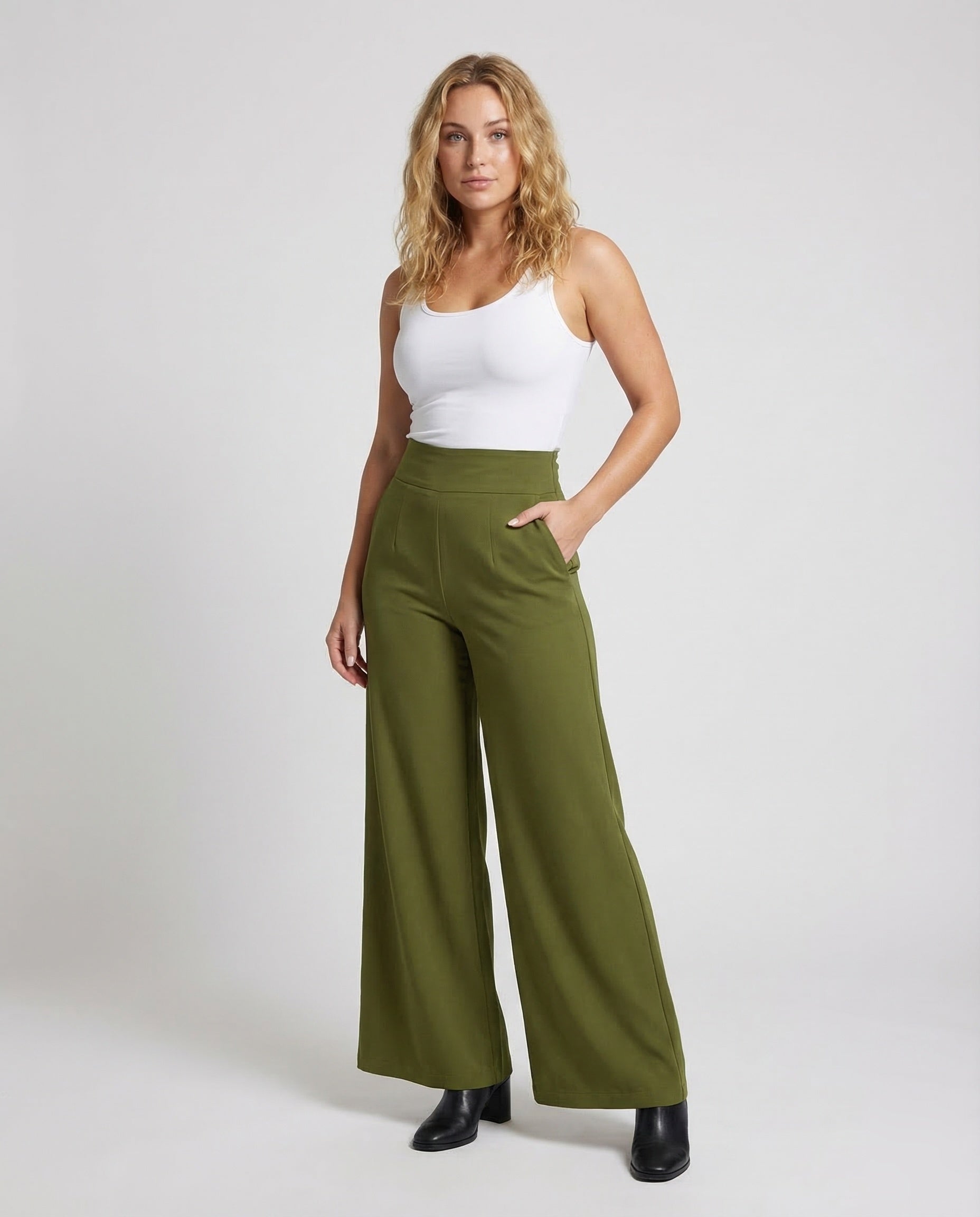 Damen Extraweite Marlenehose - Norvielle