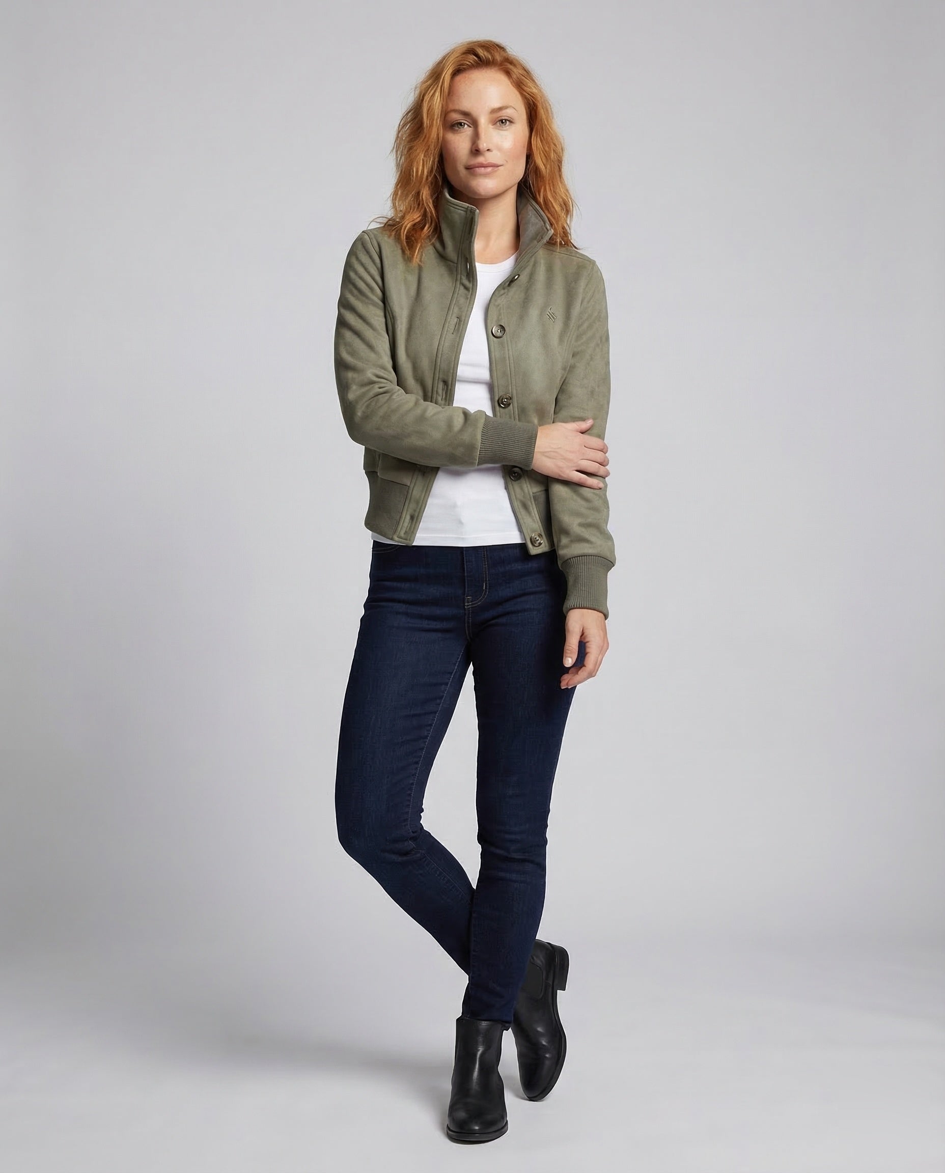 Damen Taillierten Kurzblouson - Norvielle