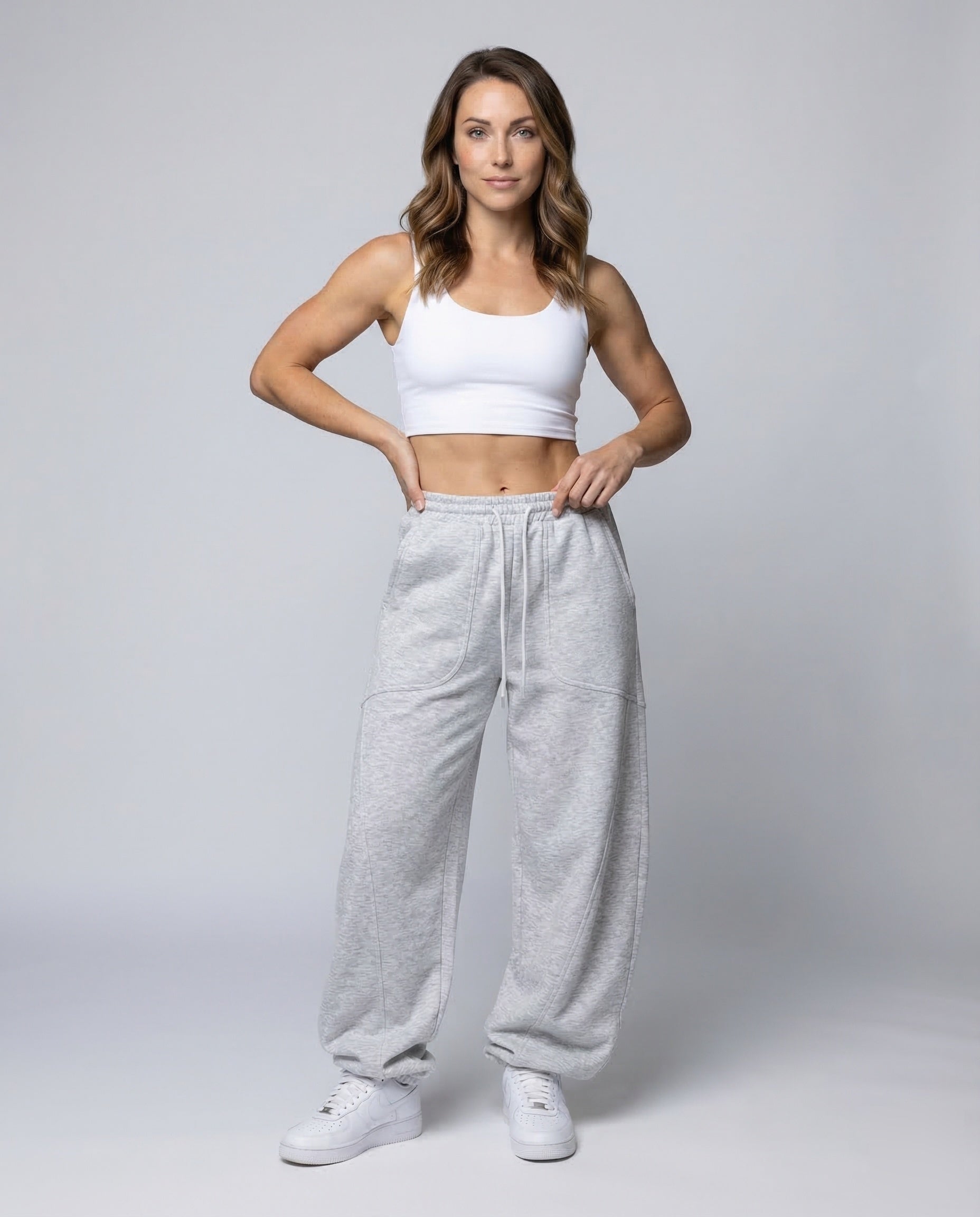 Damen Ultraweite Sweathose Nahtlos - Norvielle