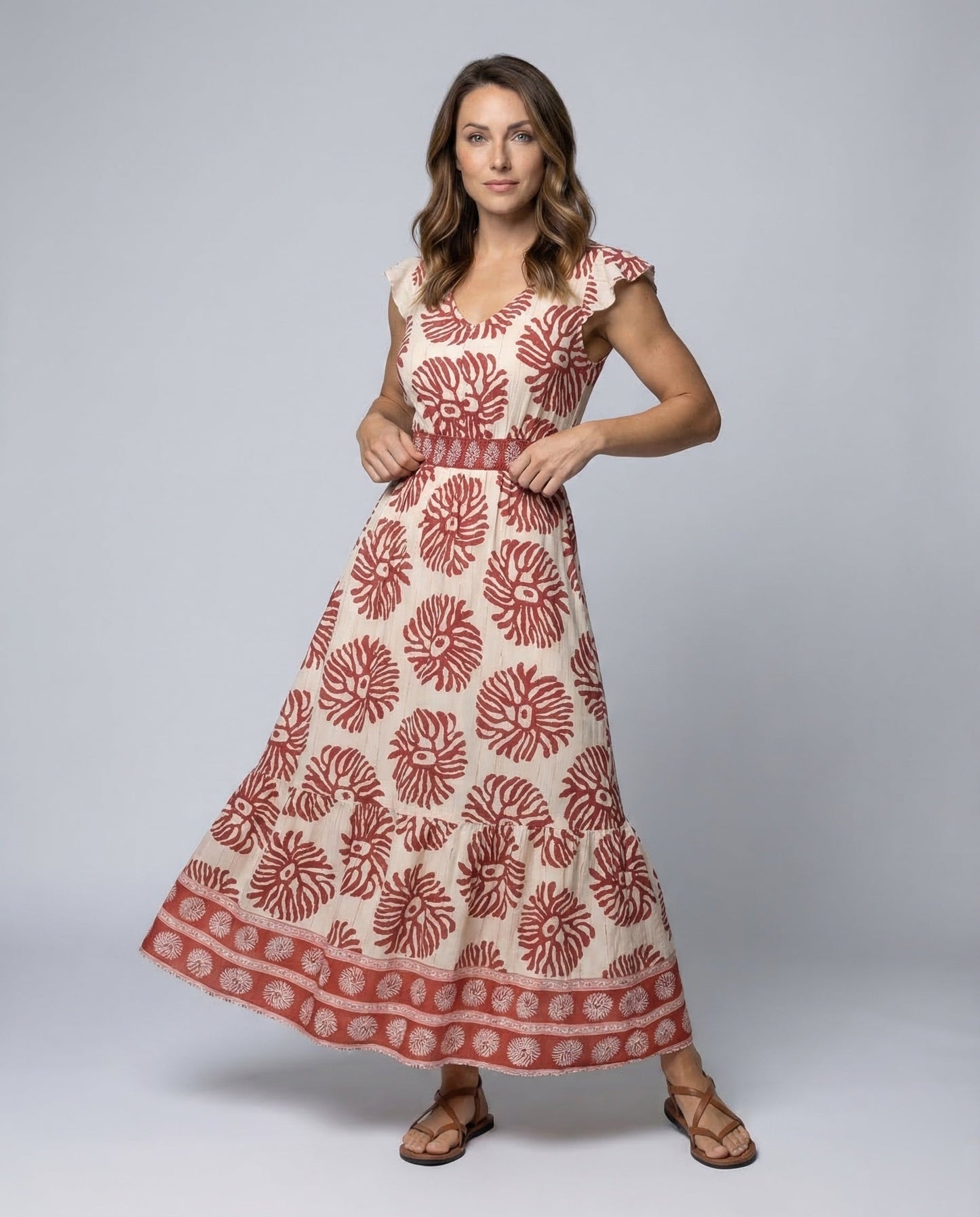 Damen Maxikleid Boho Stil - Norvielle