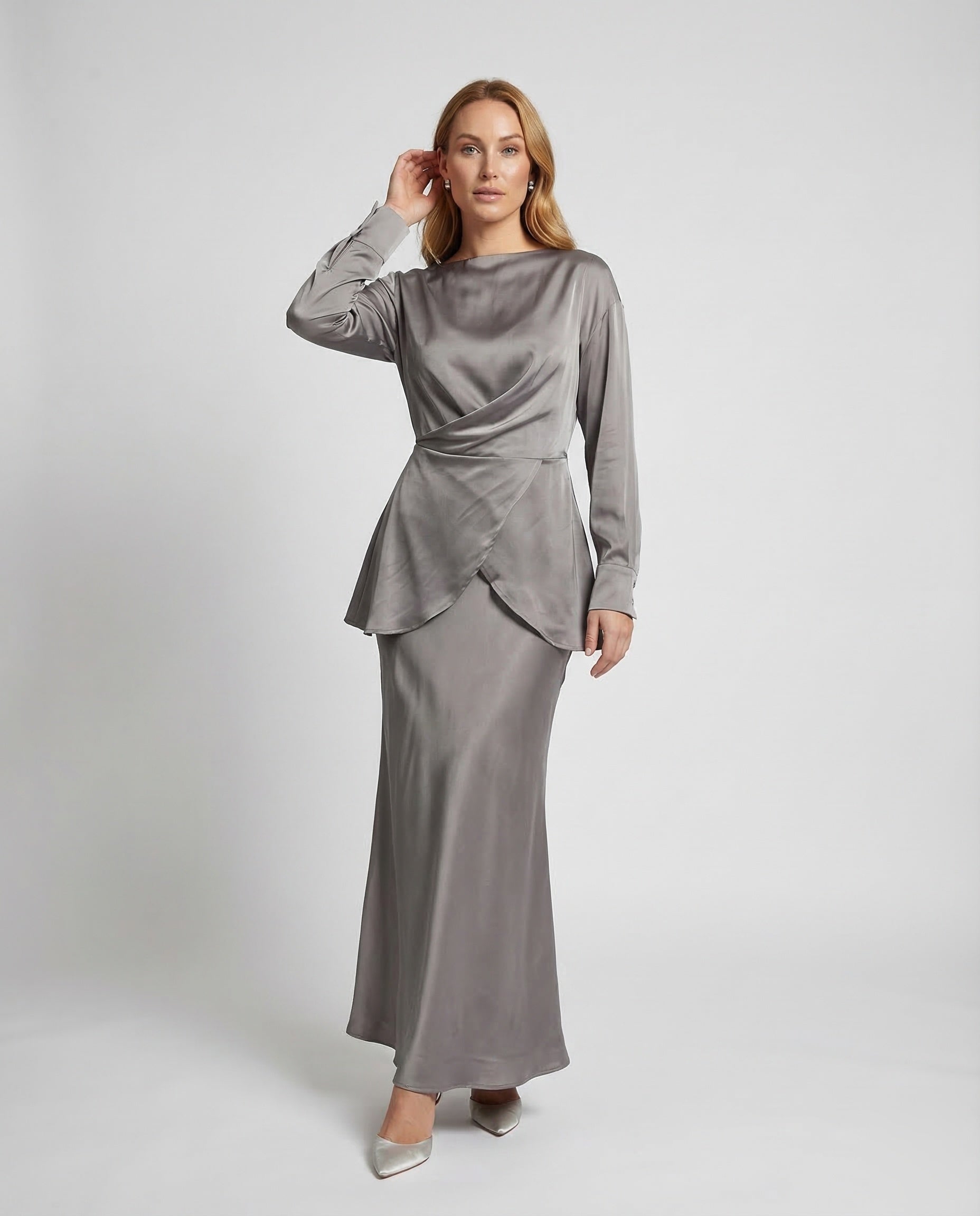 Damen Satin Nachtwäsche Set Elegant - Norvielle