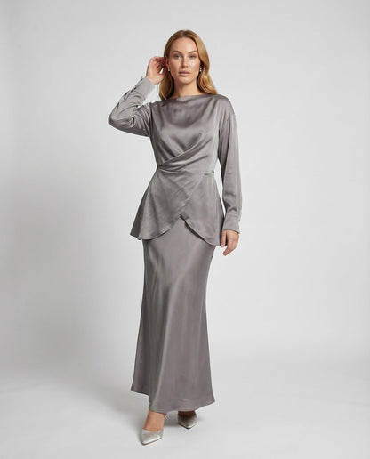 Damen Satin Nachtwäsche Set Elegant - Norvielle