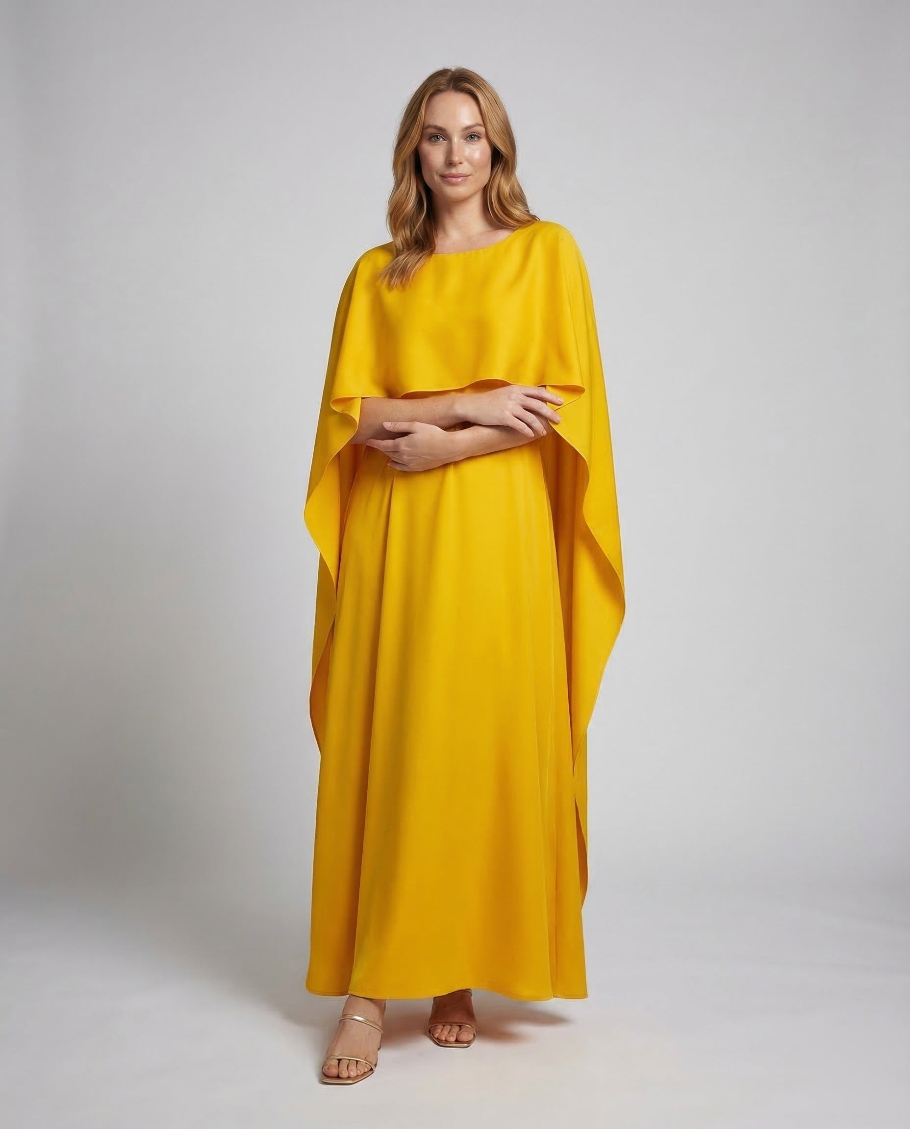 Damen Maxikleid Kaftan Elegant - Norvielle