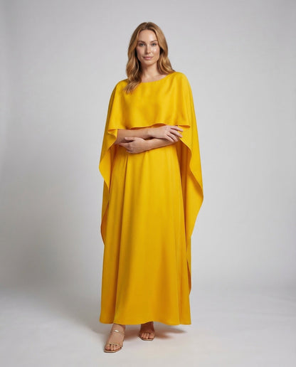 Damen Maxikleid Kaftan Elegant - Norvielle