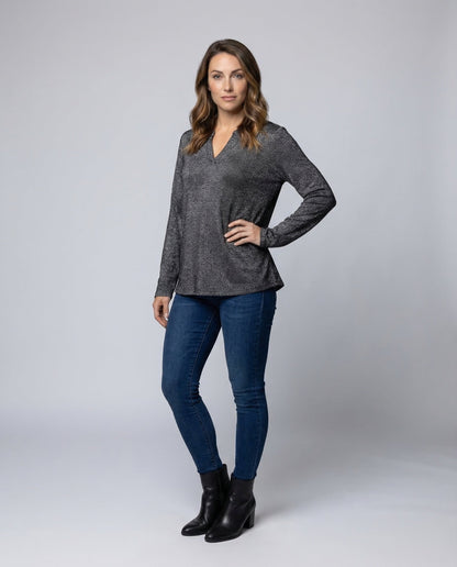 Damen Feinstrickpullover V-Ausschnitt - Norvielle