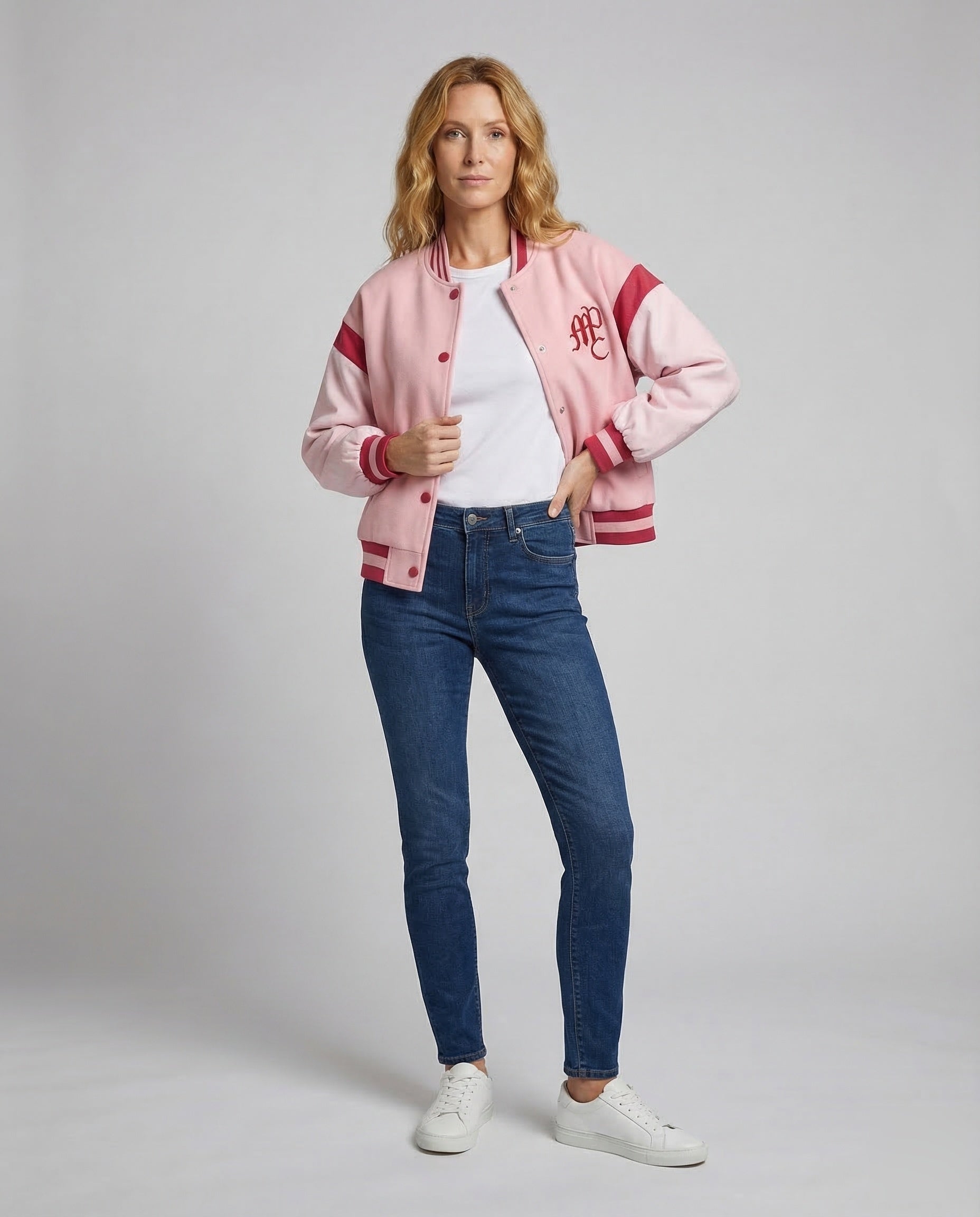 Damen Varsity-Jacke College-Style Logo - Norvielle