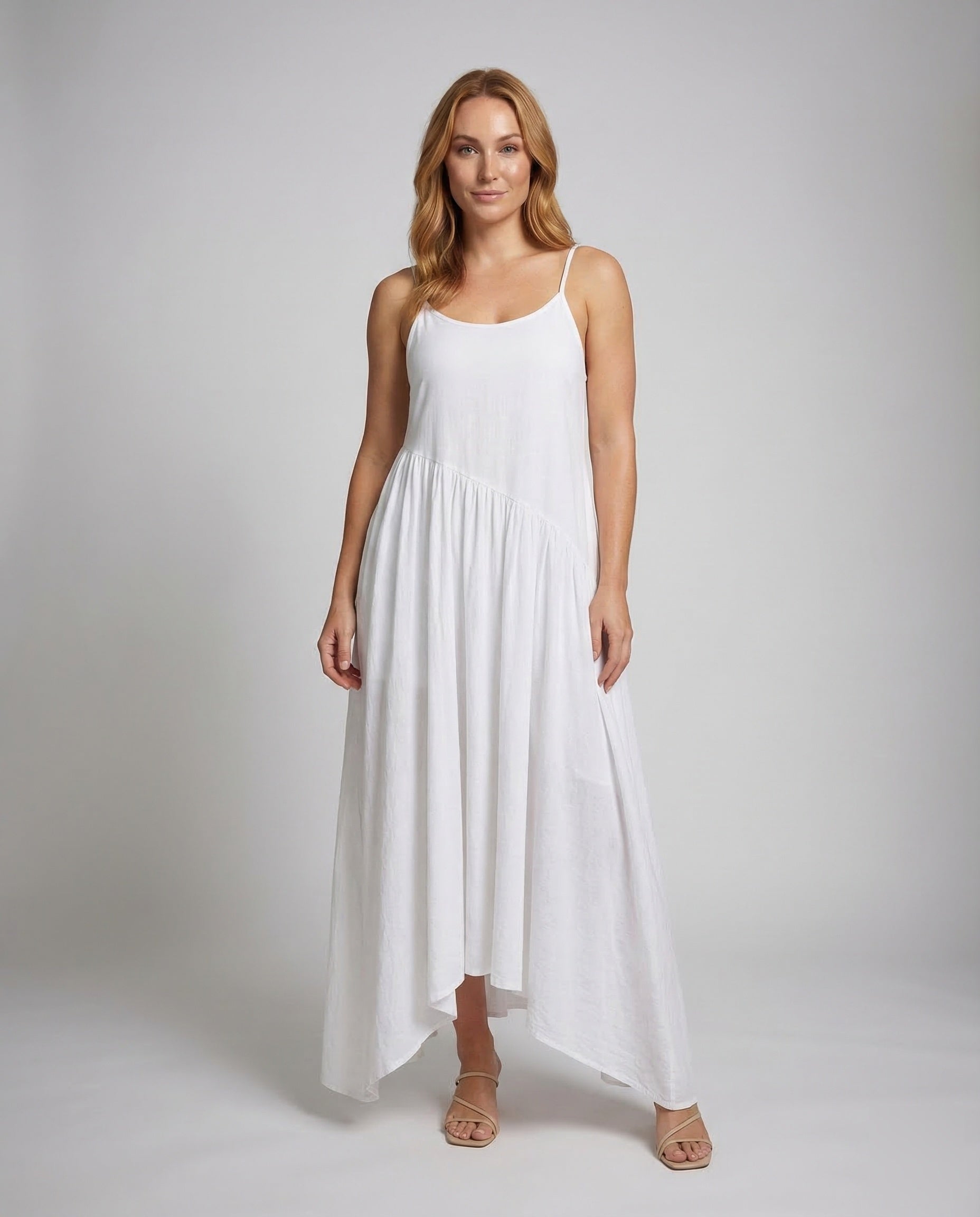 Damen Spaghettiträger Kleid - Norvielle