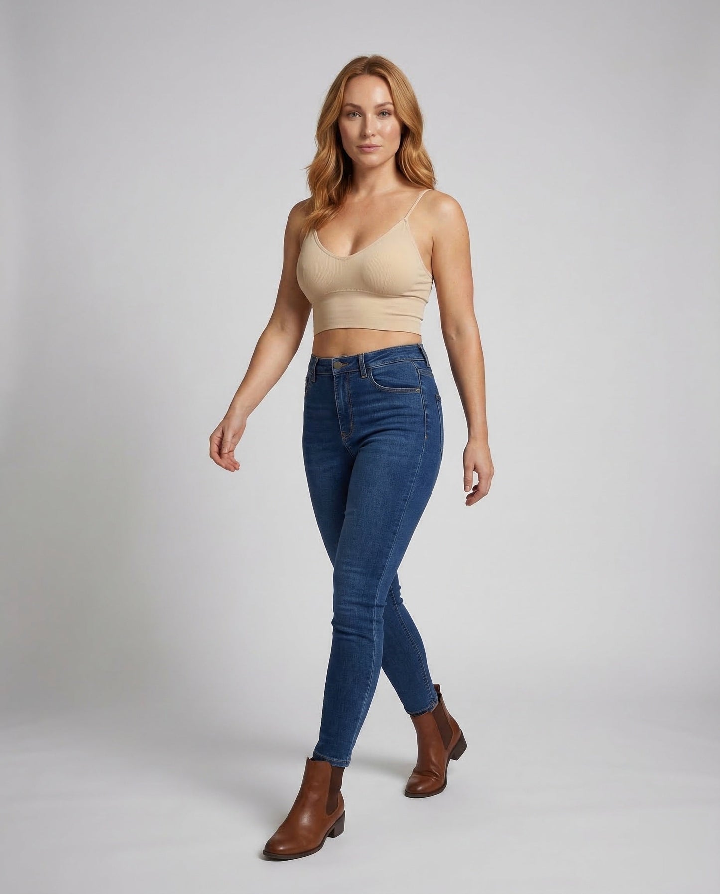 Damen Ripp-Bustier- - Norvielle