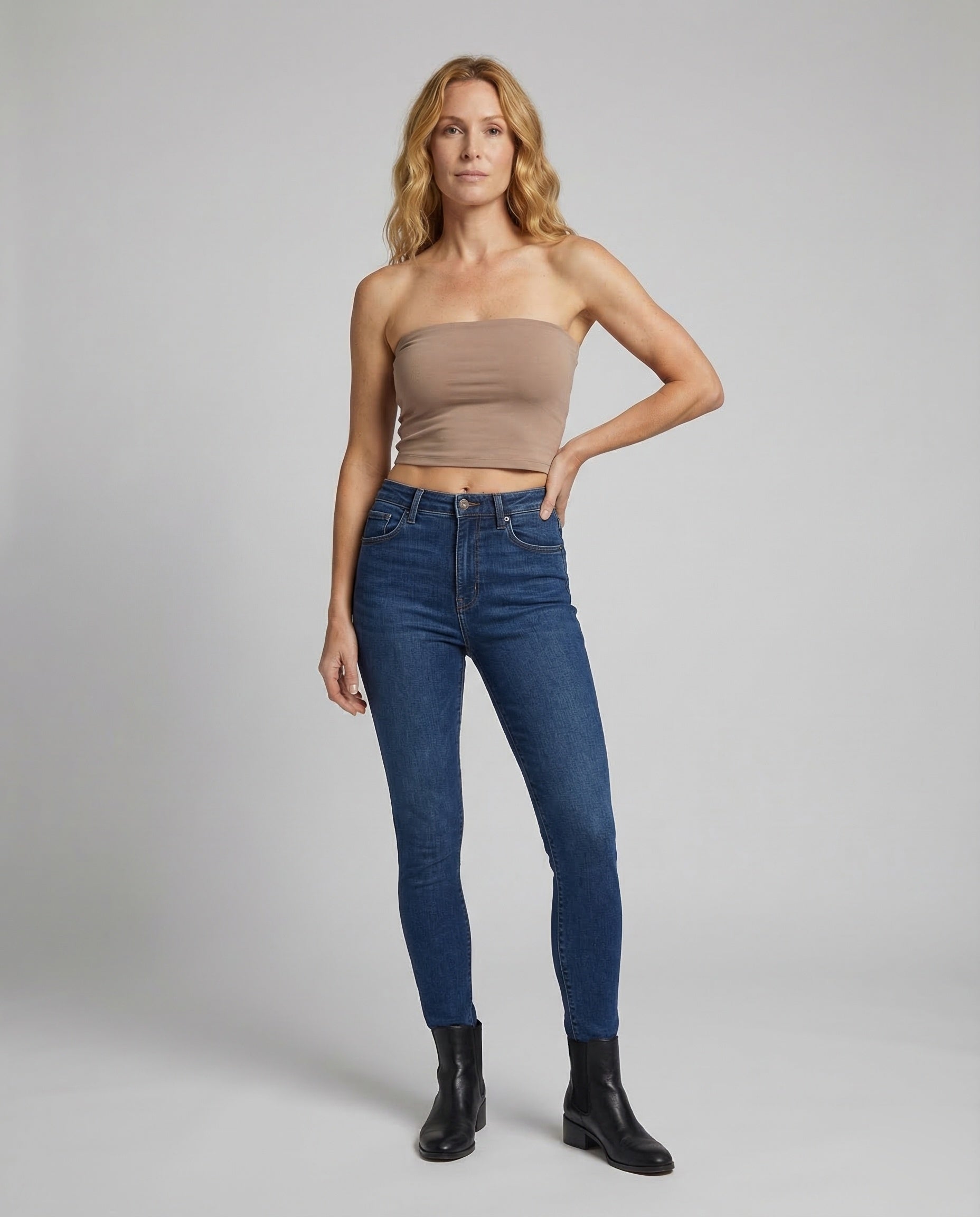 Damen Bandeau- Ripp-Optik - Norvielle
