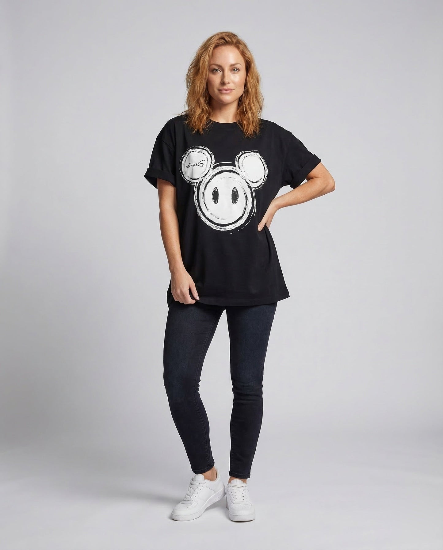 Damen Tunika aus Baumwolle mit Print - Norvielle
