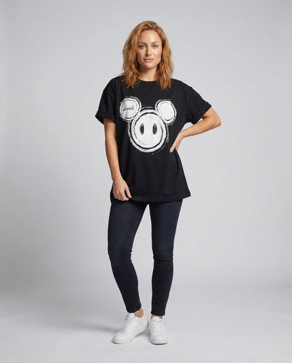 Damen Tunika aus Baumwolle mit Print - Norvielle