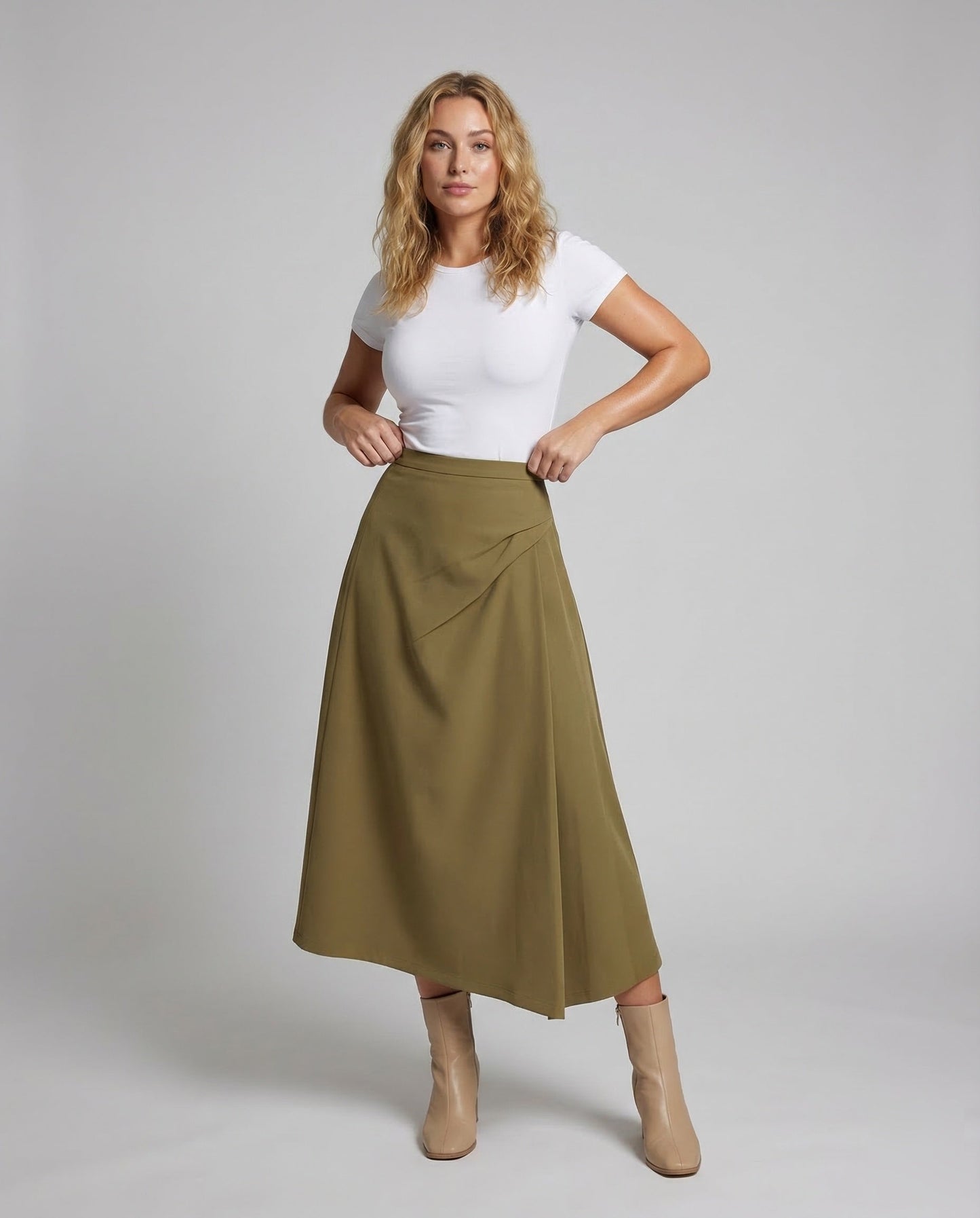 Damen Asymmetrischer Maxirock - Norvielle