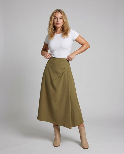 Damen Asymmetrischer Maxirock - Norvielle