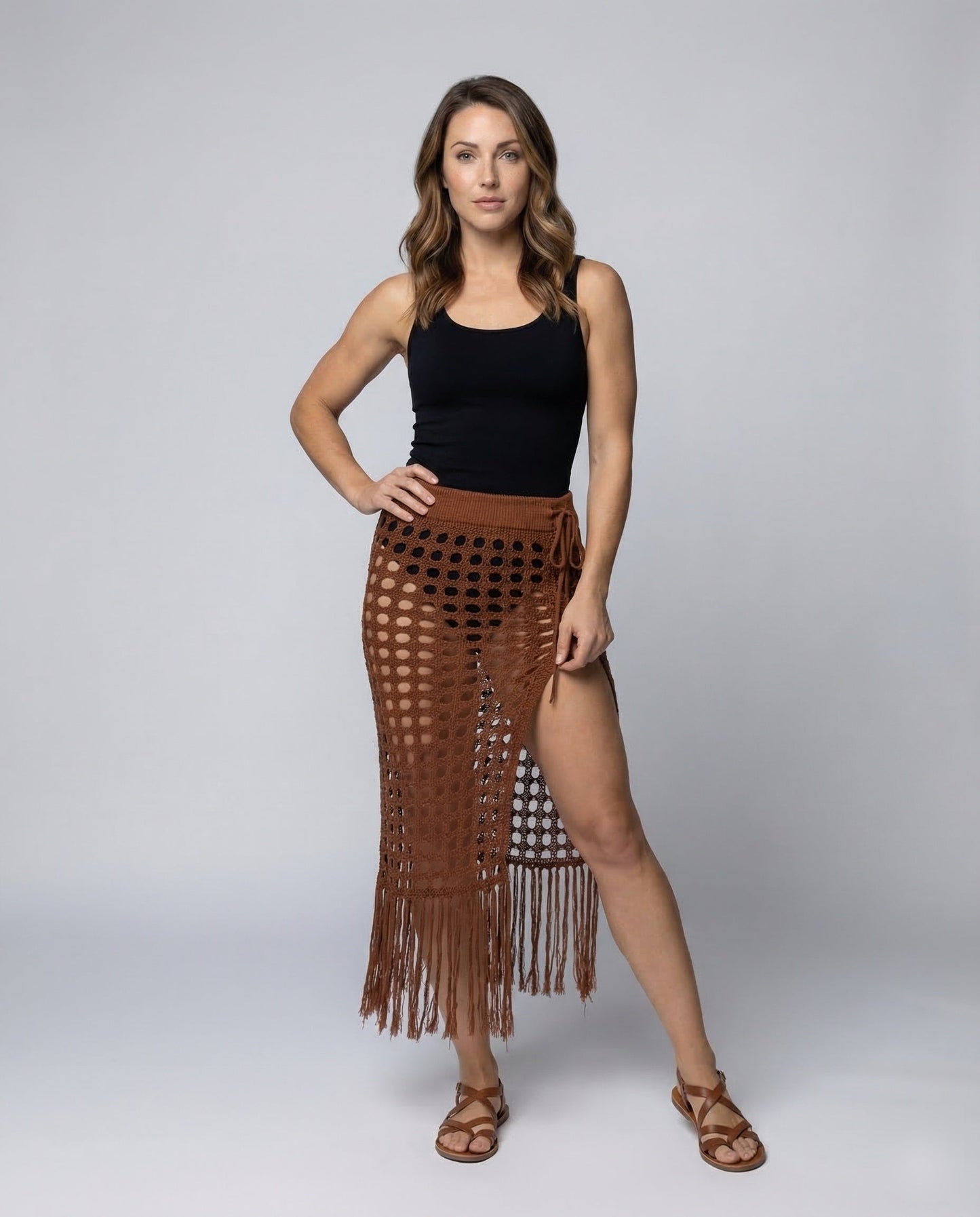 Damen Häkelrock Strandkleid Leicht - Norvielle