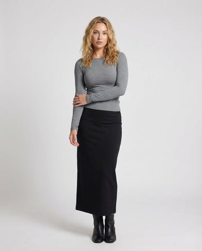 Damen Bleistiftrock Longuette - Norvielle