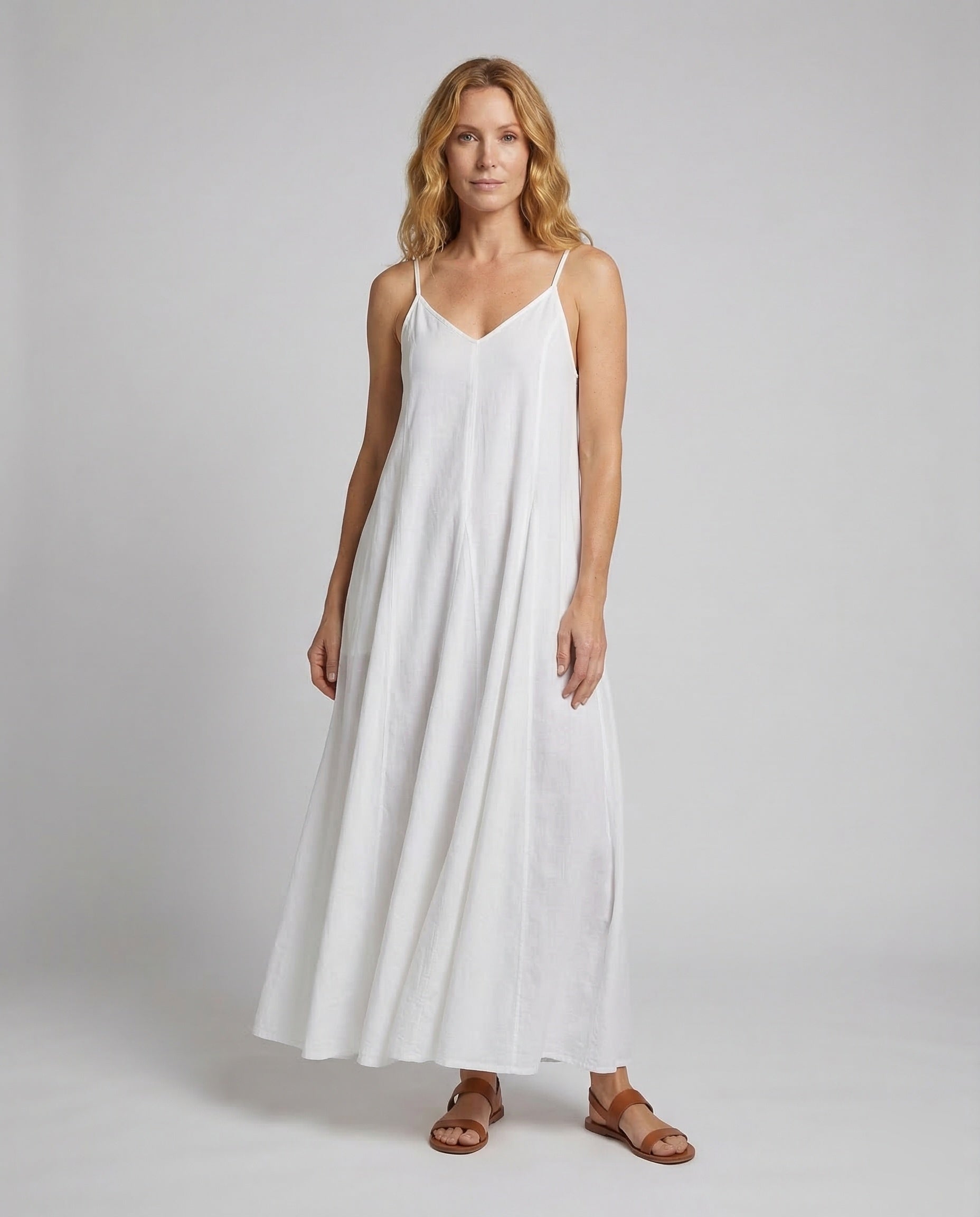 Damen Maxikleid Mehrschichtig - Norvielle