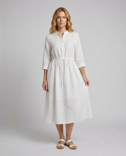 Damen Midikleid aus Baumwolle Gaze - Norvielle