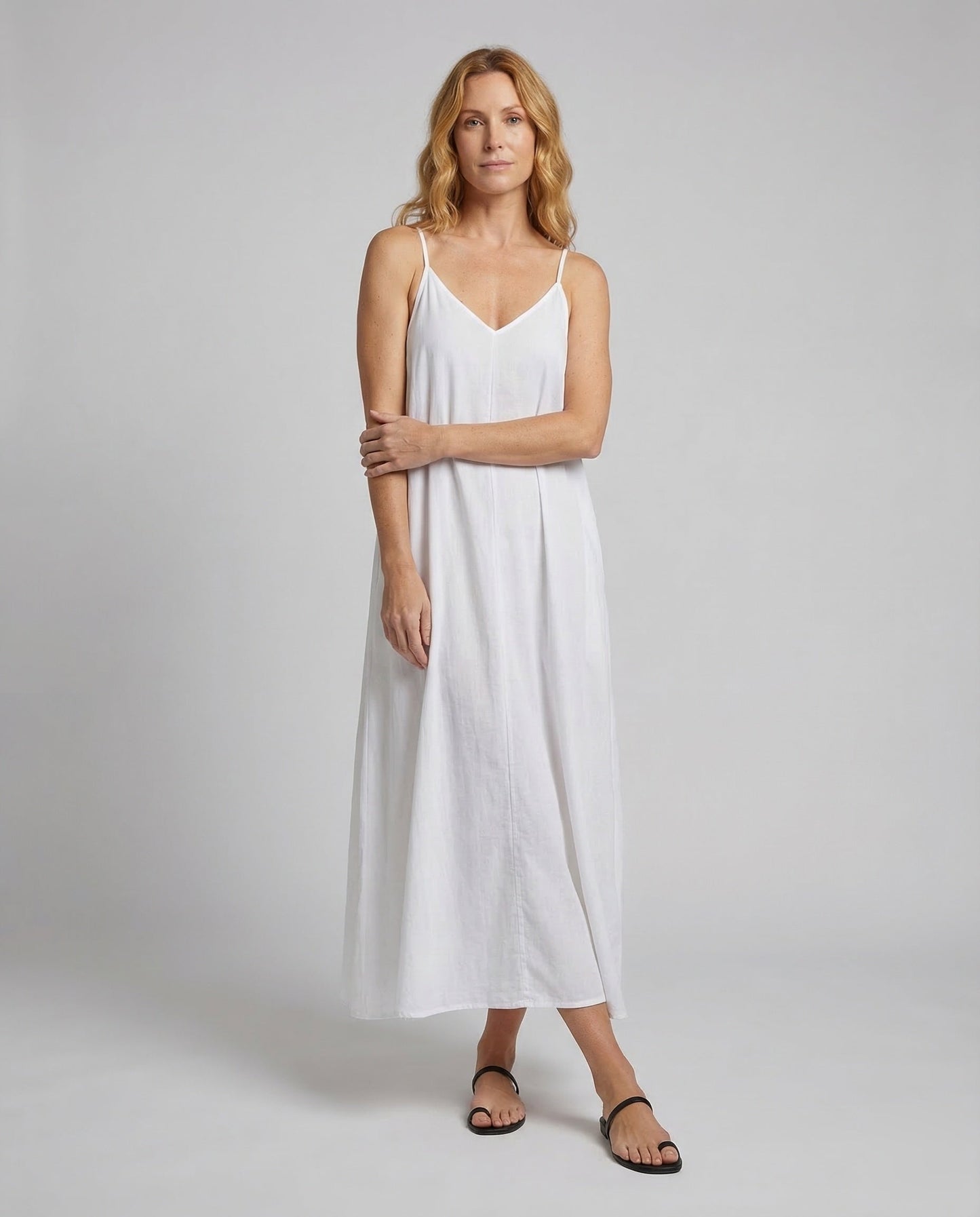 Damen Plisseekleid Slipkleid - Norvielle