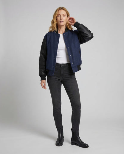 Damen Oversize Varsityjacke - Norvielle