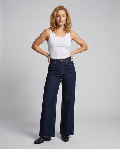 Damen Palazzo-Hosen Elastisch - Norvielle