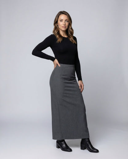 Damen Maxirock Mit Schlitz - Norvielle