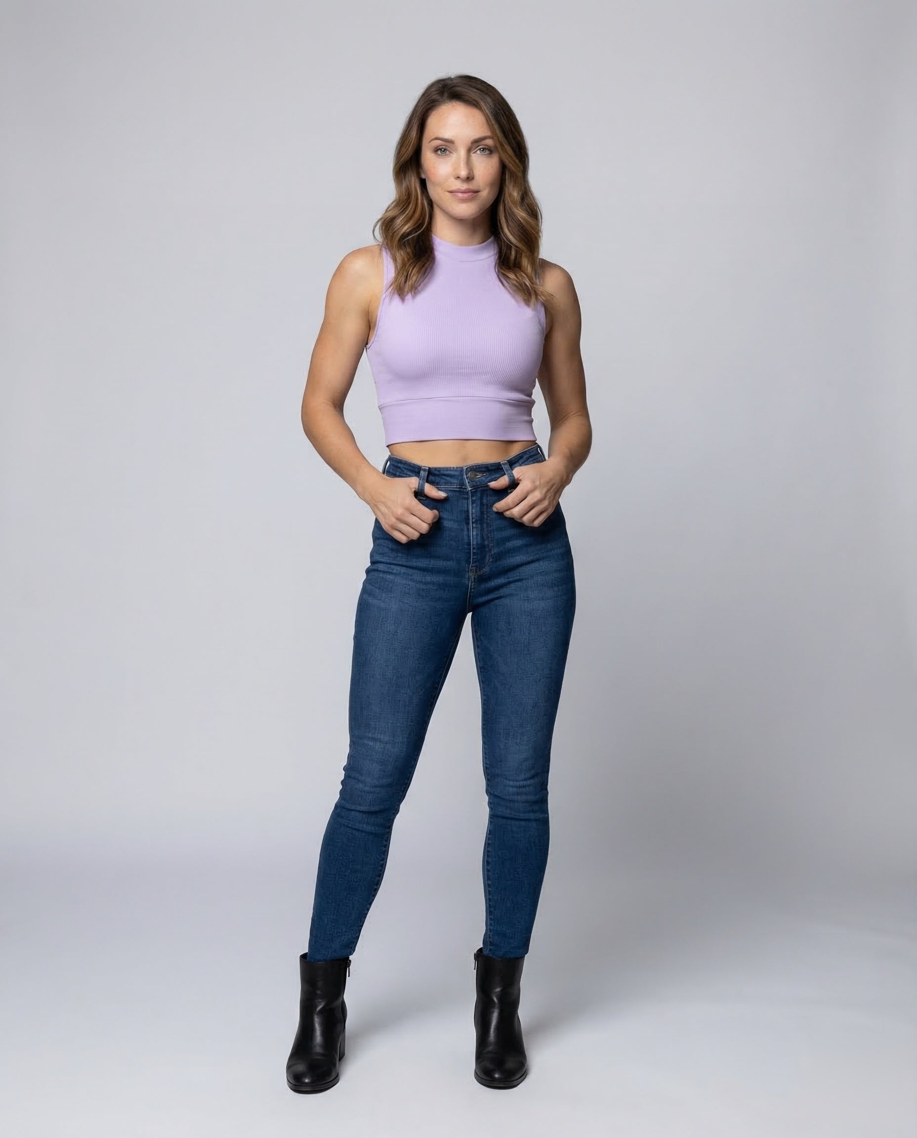 Damen Crop- Rückenfrei Sommer-Oberteil - Norvielle