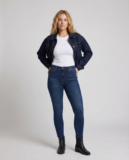 Damen Kurzjeansjacke - Norvielle