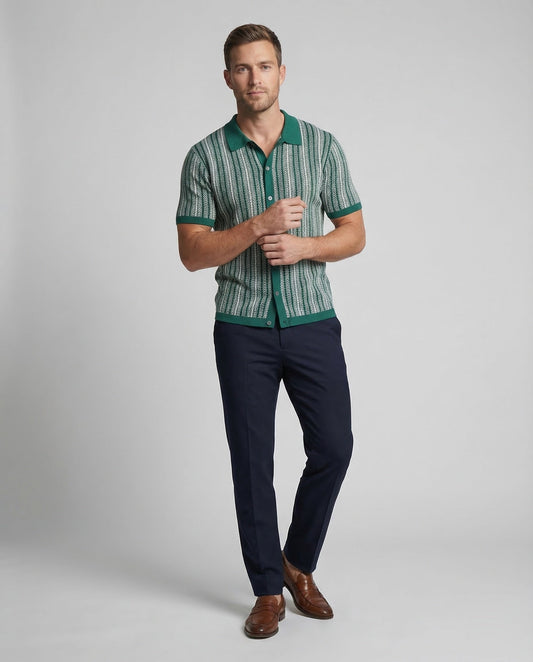 Herren Poloshirt aus Strickstoff - Norvielle